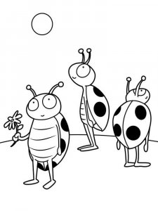 Insect coloring page 15 - Free printable