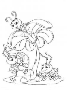 Insect coloring page 24 - Free printable