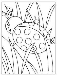 Insect coloring page 35 - Free printable