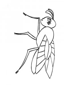 Insect coloring page 37 - Free printable