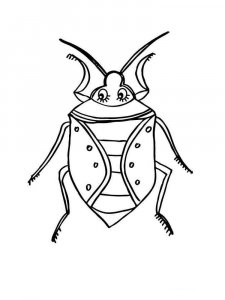 Insect coloring page 42 - Free printable