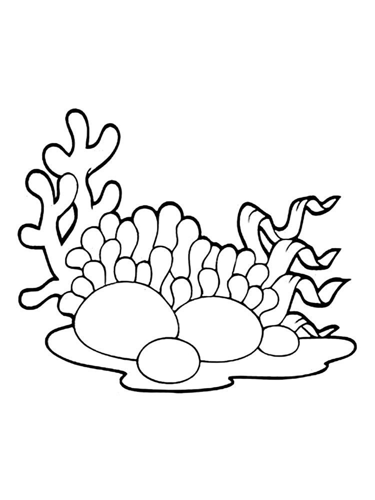 Seaweed coloring pages. Download and print Seaweed coloring pages