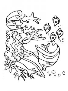 Seaweed coloring page 9