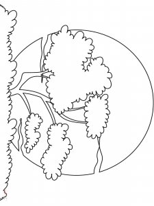 Sunset coloring page 22 - Free printable
