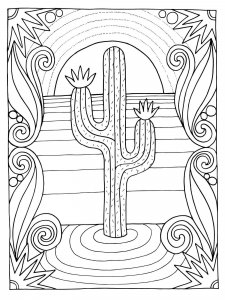 Sunset coloring page 23 - Free printable
