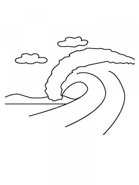 Ocean Waves coloring pages