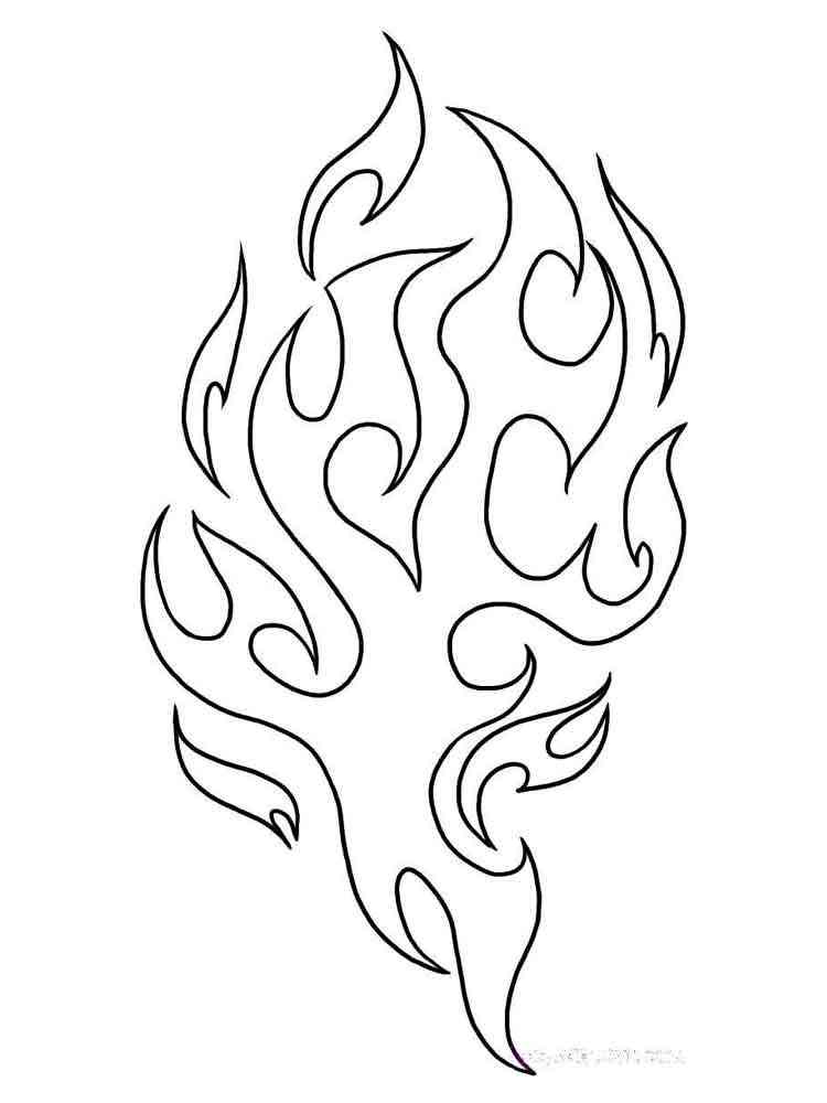 Fire coloring pages. Download and print Fire coloring pages