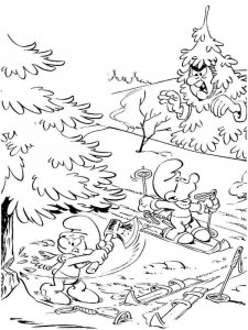 Forest coloring page 17 - Free printable