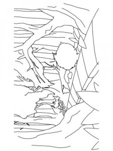 Forest coloring page 21 - Free printable