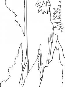 Landscape coloring page 11 - Free printable