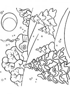 Landscape coloring page 14 - Free printable