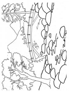 Landscape coloring page 21 - Free printable