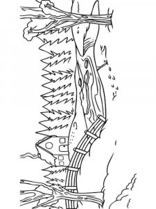 Landscape coloring page 23 - Free printable