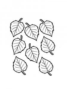 Leaf coloring page 45 - Free printable