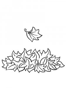 Leaf coloring page 46 - Free printable
