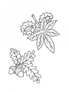 Leaf coloring page 9 - Free printable