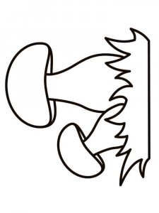 Mushrooms Coloring Pages 17