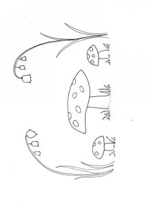 Mushrooms Coloring Pages 21