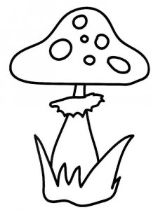 Mushrooms Coloring Pages 22