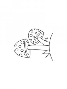 Mushrooms Coloring Pages 24
