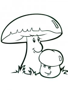 Mushrooms Coloring Pages 26