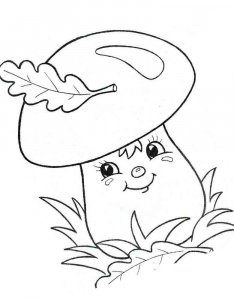 Mushrooms Coloring Pages 32
