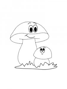 Mushrooms Coloring Pages 38