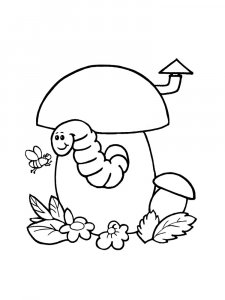 Mushrooms Coloring Pages 39