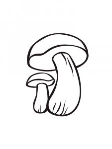 Mushrooms Coloring Pages 41