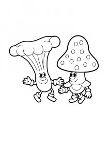 Mushrooms Coloring Pages 43