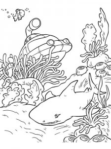Ocean coloring page 3 - Free printable