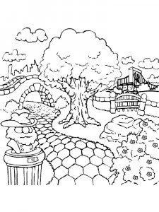 Park coloring page 13 - Free printable