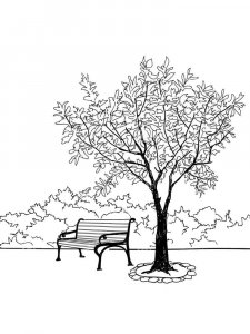 Park coloring page 4 - Free printable