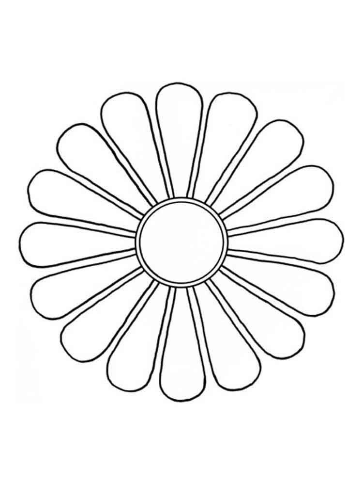 Petals Coloring Pages