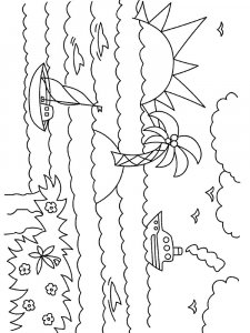 Sea coloring page 19 - Free printable