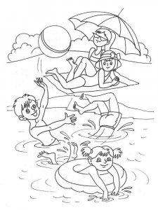 Sea coloring page 3 - Free printable