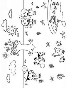 Spring coloring page 11 - Free printable