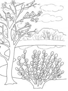 Spring coloring page 14 - Free printable