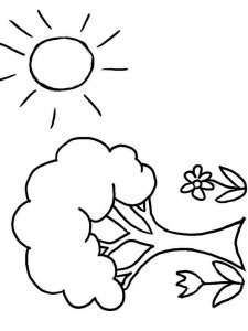 Spring coloring page 16 - Free printable