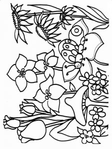 Spring coloring page 19 - Free printable