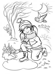 Spring coloring page 25 - Free printable