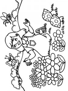 Spring coloring page 9 - Free printable