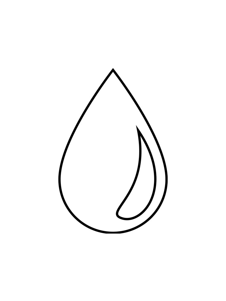 Free Water Drop coloring pages. Download and print Water Drop coloring ...