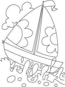 Water coloring page 8 - Free printable