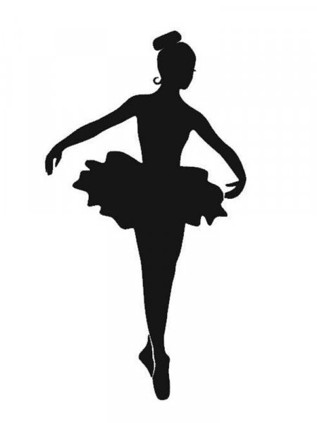 Ballerina Stencils - Free Printable