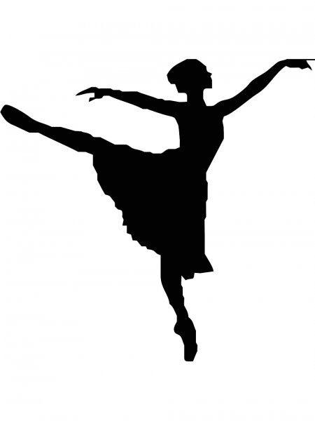 Ballerina Stencils - Free Printable