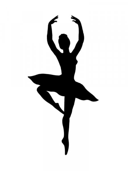 Ballerina Stencils - Free Printable