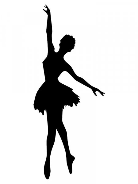 Ballerina Stencils - Free Printable