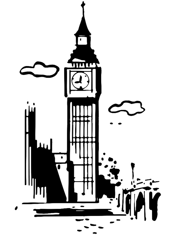 Big Ben Stencils Free Printable