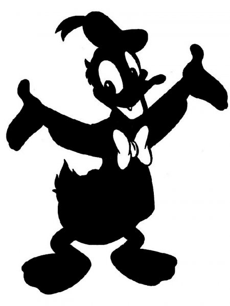 Donald Duck Stencils - Free Printable